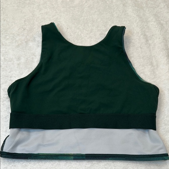 Athleta Green Fitted Crop Tank Top - Picture 8 of 12